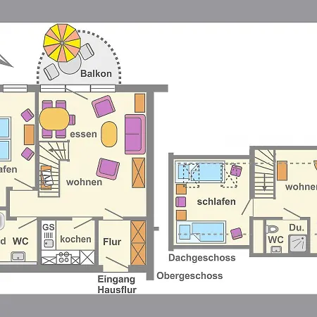 Kompleks wypoczynkowy Freesenbruch - Ferienwohnung 2.5 *